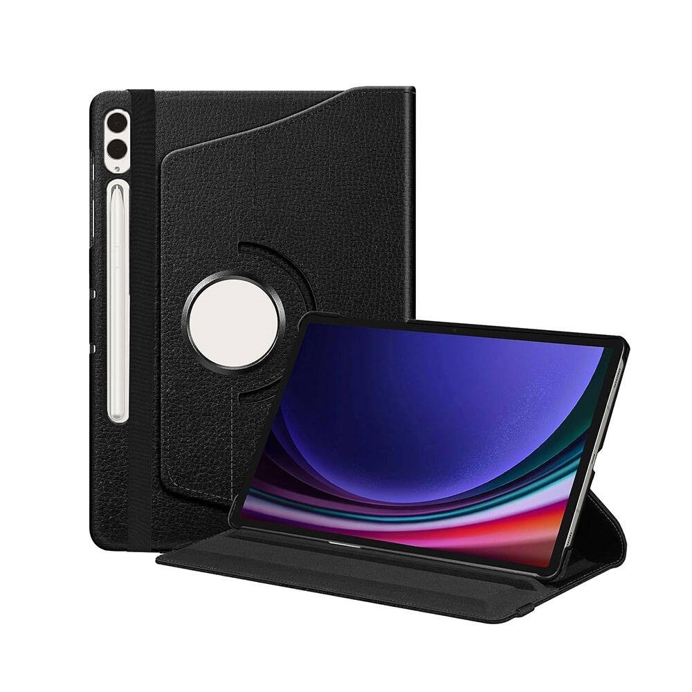 Galaxy Tab S9 Plus 360 Derece Dönebilen Standlı Tablet Kılıfı