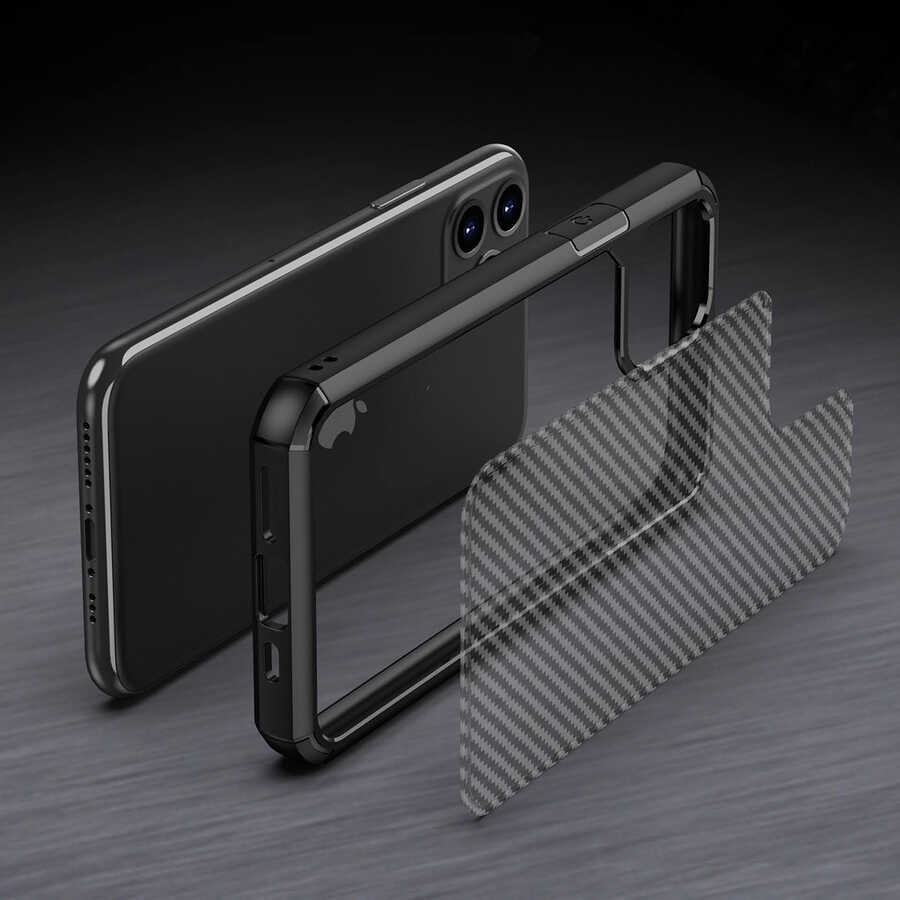 iPhone 11 Pro Max İnoks Silikon Koruma Kapak