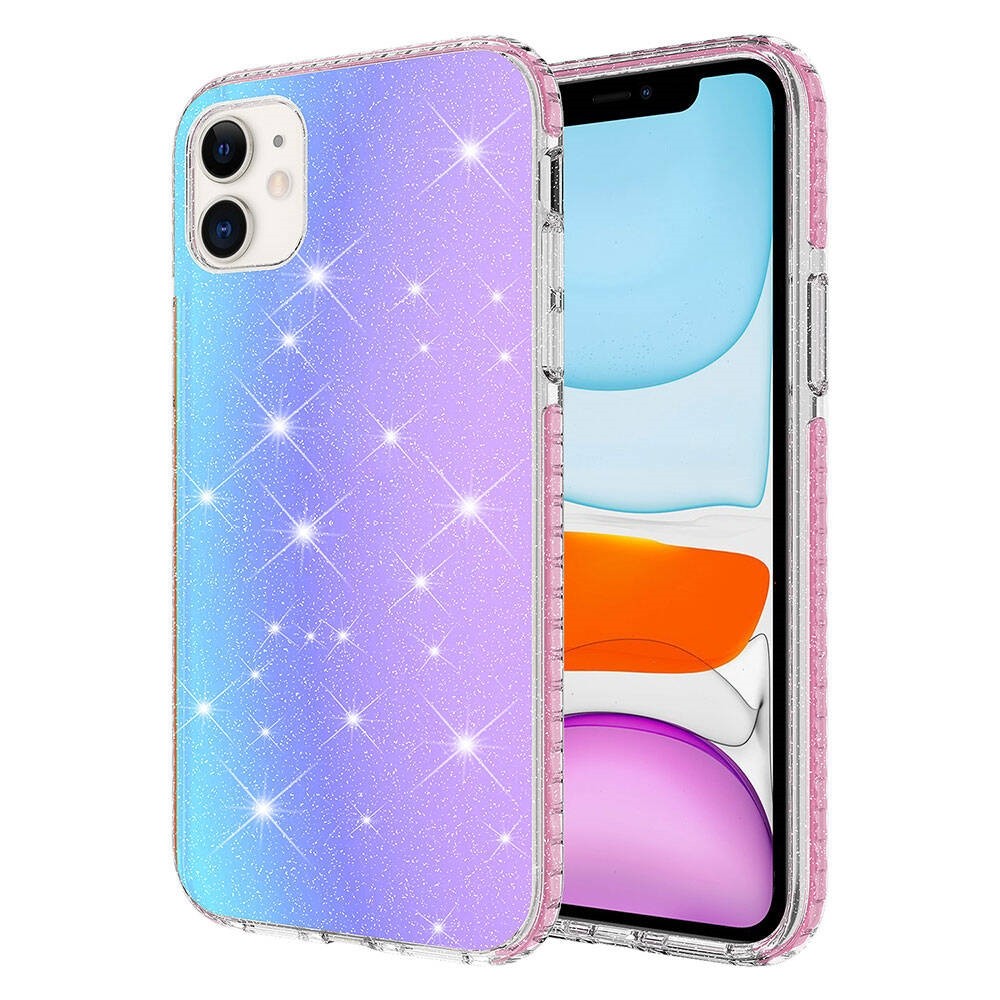 iPhone 11 Parlak Renk Geçişli Velle Kapak