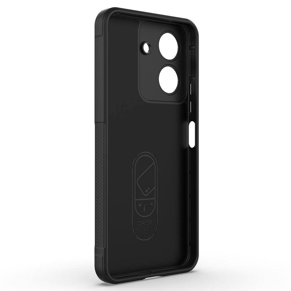 Xiaomi Poco C65 Esnek TPU Oyuklu Arka Yüzey Tasarımlı Etnik Silikon Kapak