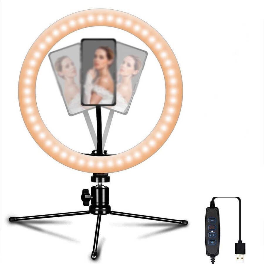CT-001 Işıklı Tripod Siyah
