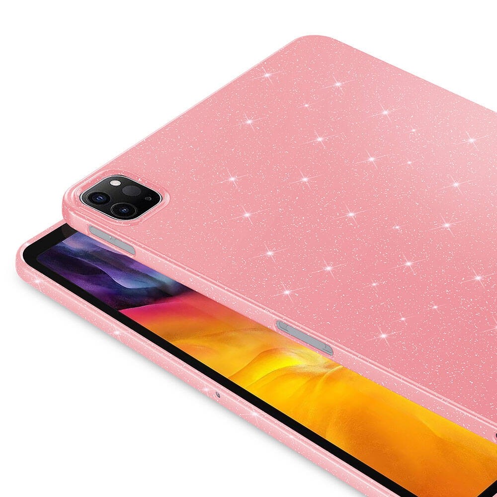 Apple iPad Pro 11 2018 Simli Parlak Görünümlü Tablet Koton Kılıf