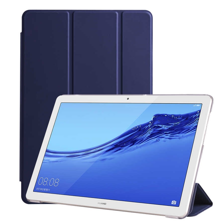 Huawei T5 10 inc Smart Cover Standlı 1-1 Tablet Kılıfı