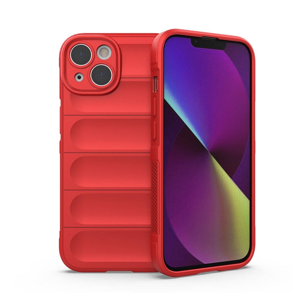iPhone 14 Esnek TPU Oyuklu Arka Yüzey Tasarımlı Etnik Silikon Kapak