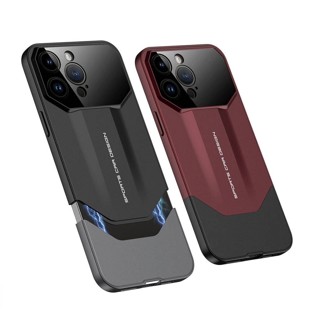 iPhone 14 Pro Max Çift Parçalı Mıknatıs Tasarımlı Ays Pro İkili Kapak