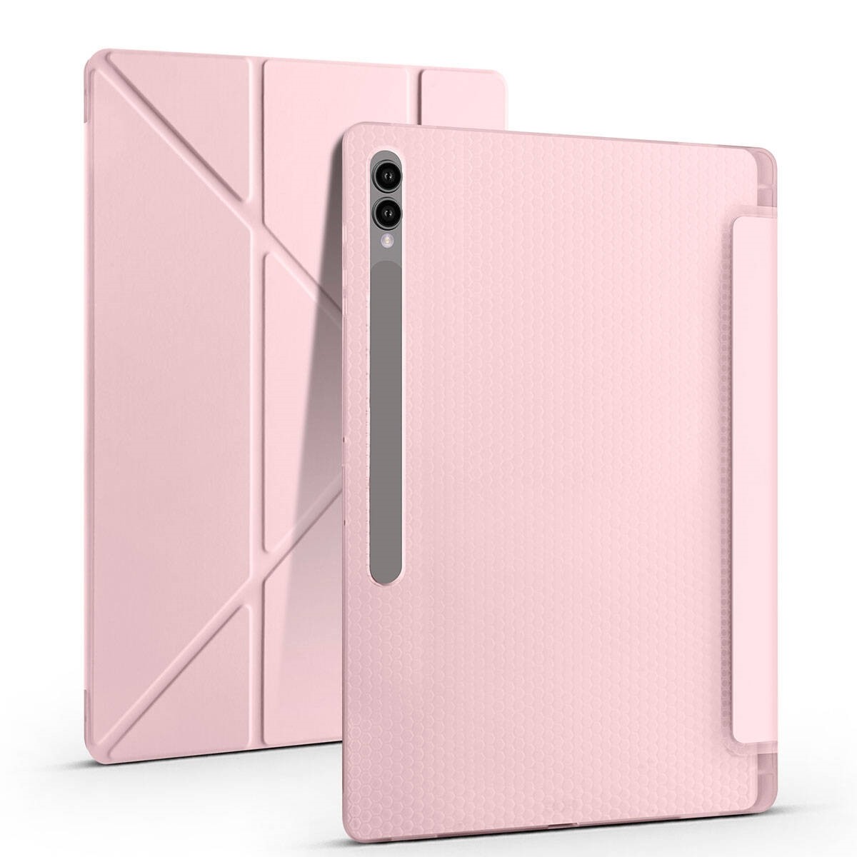 Galaxy Tab S9 Ultra Tri Folding Kalem Bölmeli Standlı Kılıf