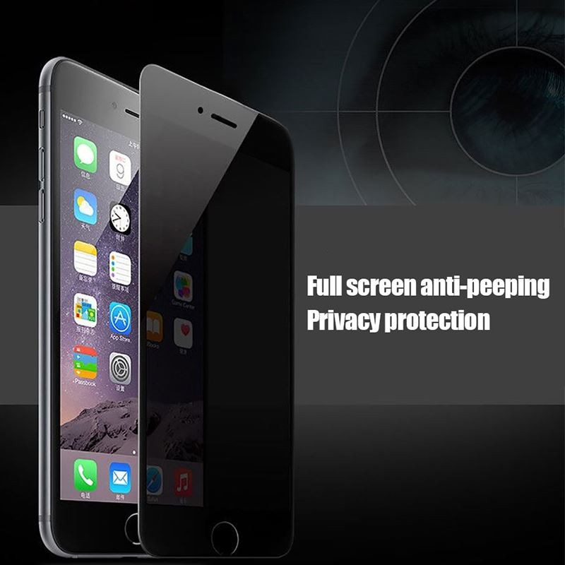 iPhone 8 Plus Kor Privacy Ekran Koruyucu ( Hayalet Cam )