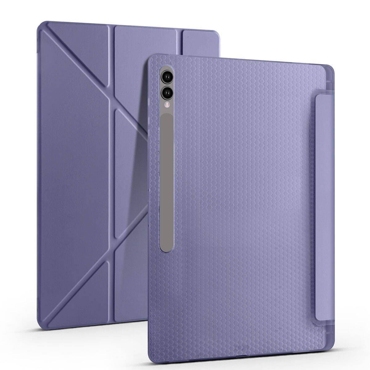 Galaxy Tab S9 Ultra Tri Folding Kalem Bölmeli Standlı Kılıf