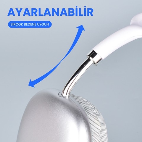 P94 Kulak Hi-Fi Ses Kalitesi Katlanabilir Kulak Üstü Bluetooth Kulaklık