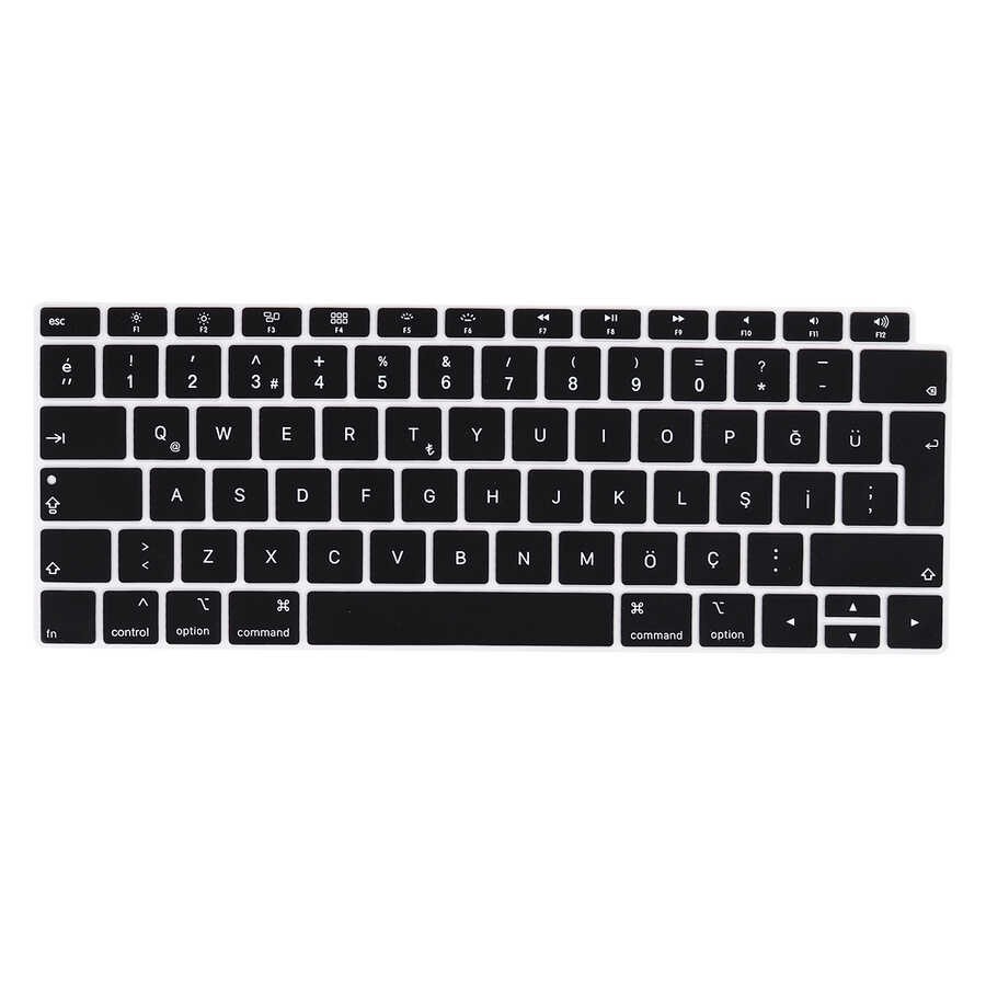 Apple Macbook 13.3' Air A1932 Klavye Koruyucu Silikon Ped