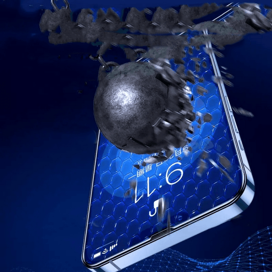 iPhone 14 Pro Anti Statik Temperli Cam Ekran Koruyucu