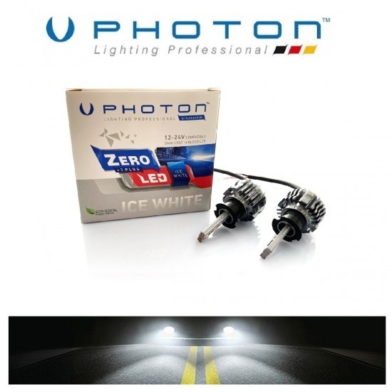 H3 Led Xenon Oto Ampul Photon Zero Fansız Beyaz