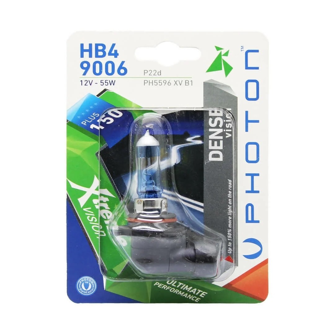 Photon HB4 9006 Xtreme Vision Oto Halojen Far Ampulü +%150 Fazla Işık