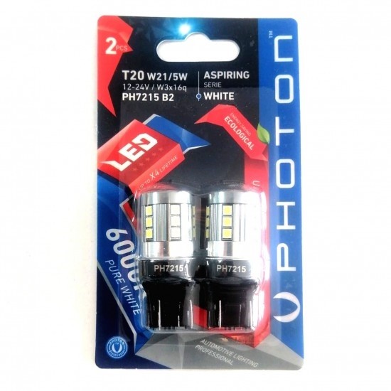 Photon T20 Duy Led Oto Ampülü Beyaz W21W PH7215