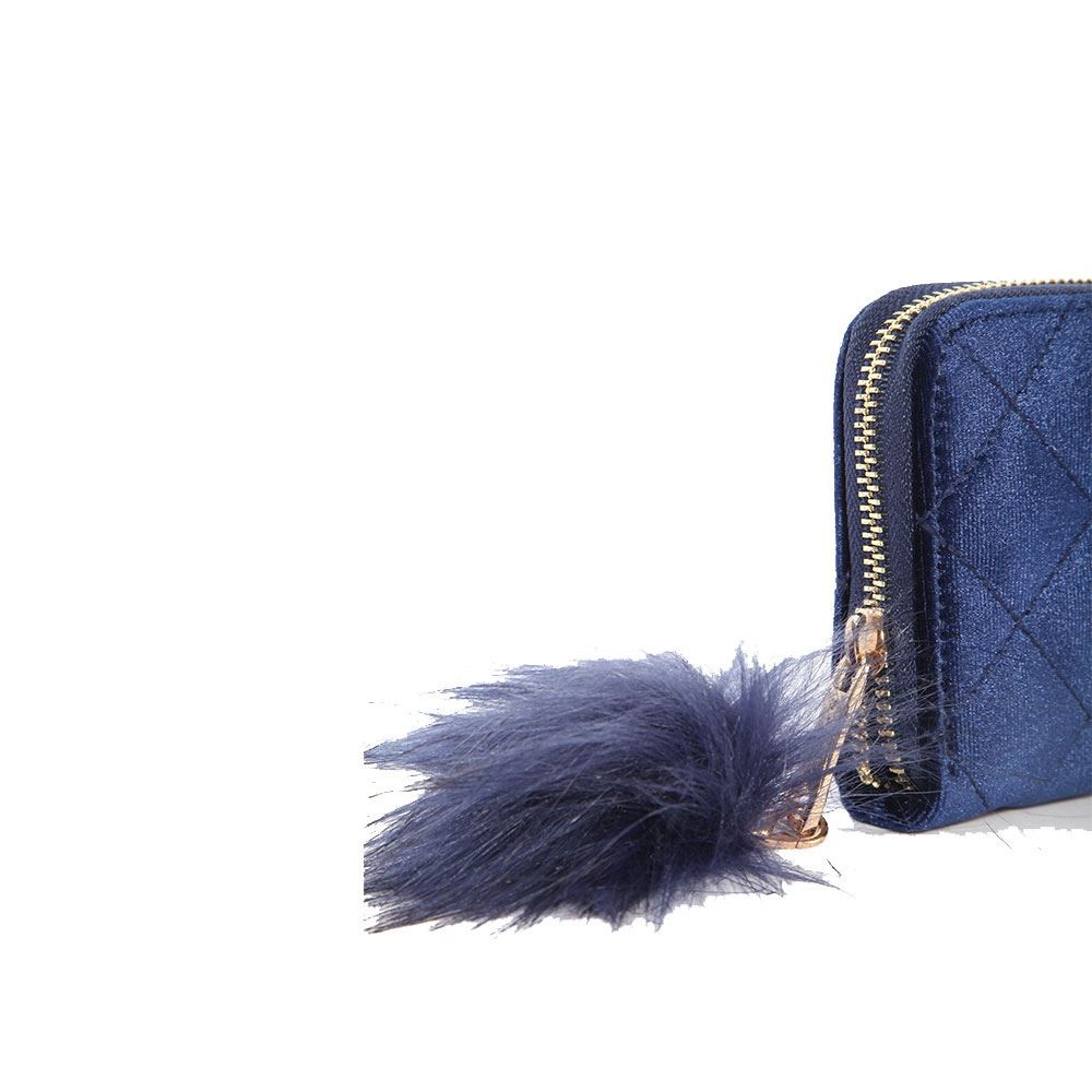 Rachell Abiye Mavi Clutch Çanta