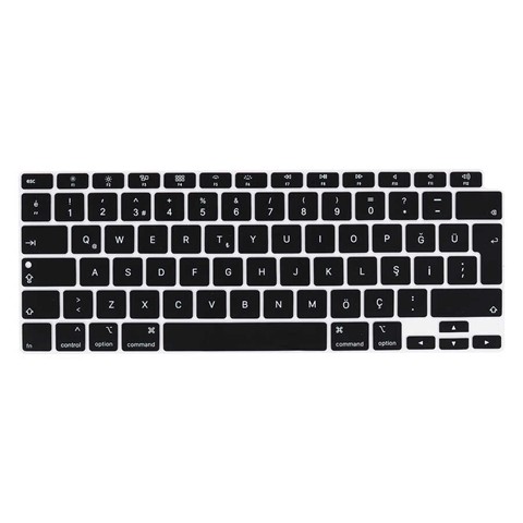 Apple Macbook 13.3' Air M1 Klavye Koruyucu Silikon Ped