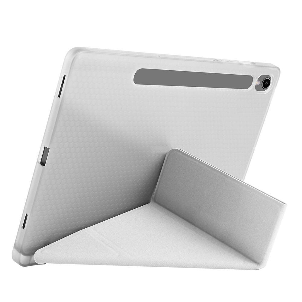 Galaxy Tab S9 FE Tri Folding Kalem Bölmeli Standlı Kılıf