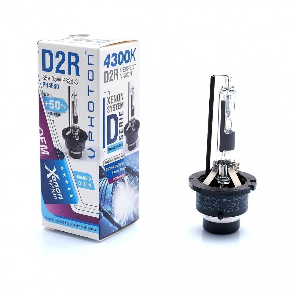 D2R Xenon Ampul Photon 4300K %50 Fazla Işık