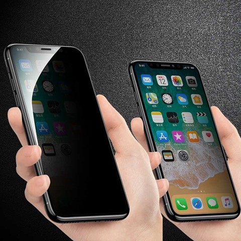 iPhone 14 Pro Max Anti-Dust Privacy Temperli Ekran Koruyucu ( Hayalet Cam )