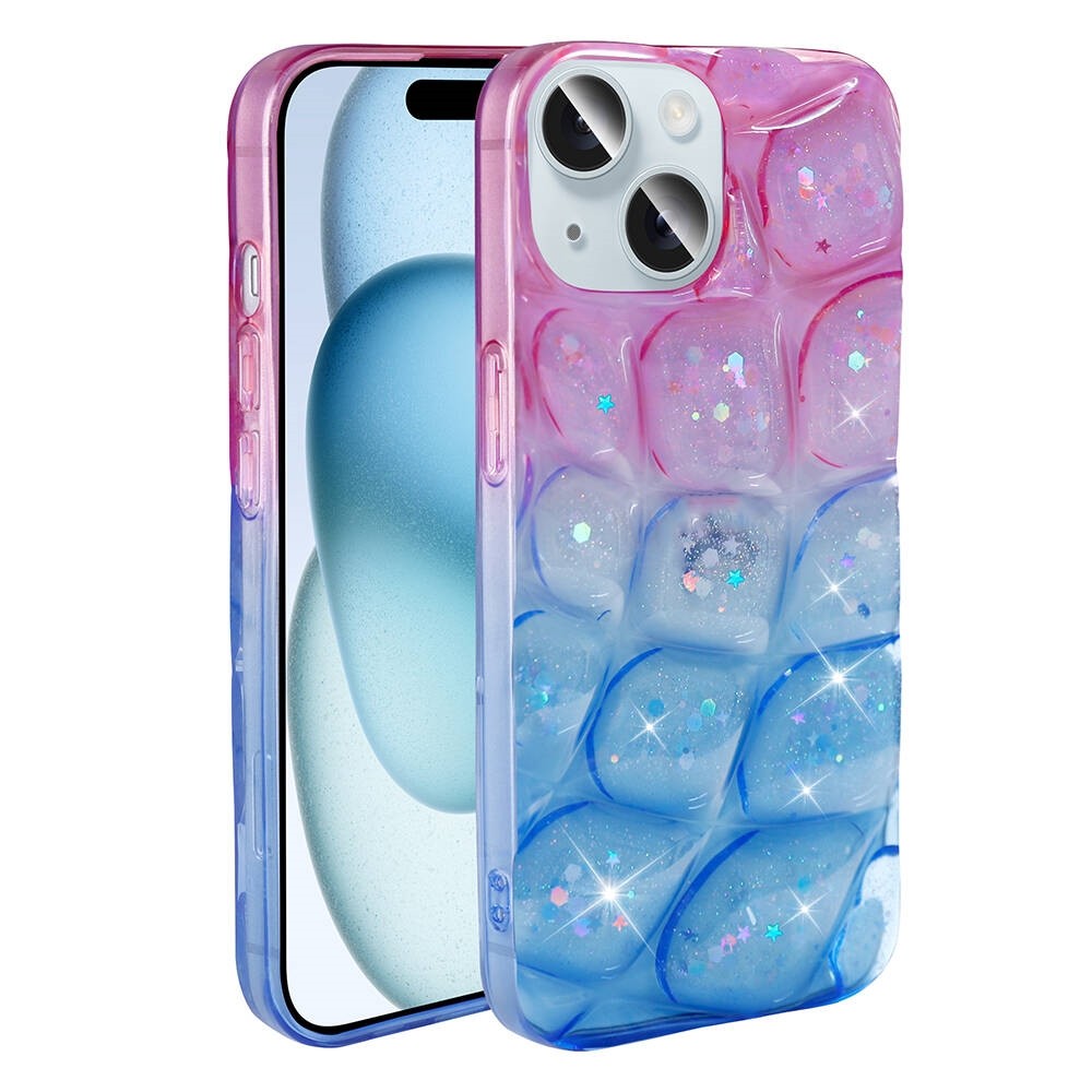 iPhone 14 Simli 3D Desenli Hacar Kapak