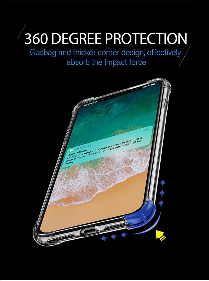 iPhone X Anti Shock (Nitro) Silikon Koruma