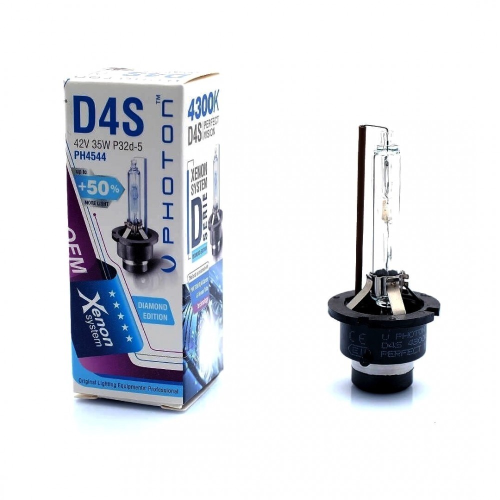 D4S Xenon Ampul Photon 4300K %50 Fazla Işık