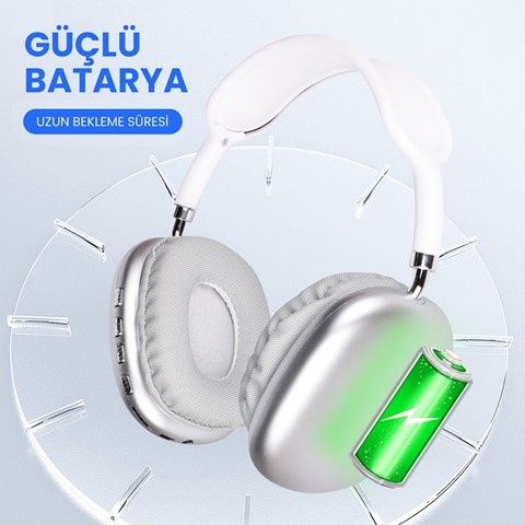 P94 Kulak Hi-Fi Ses Kalitesi Katlanabilir Kulak Üstü Bluetooth Kulaklık