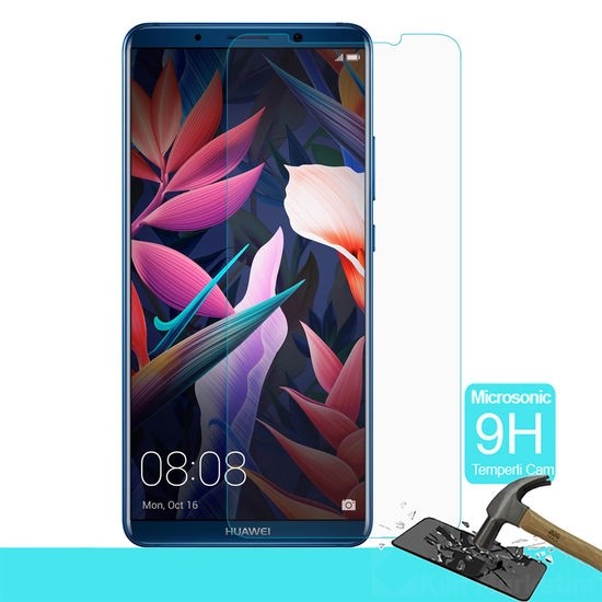 Huawei Mate 10 Pro Temperli Cam Ekran Koruycu