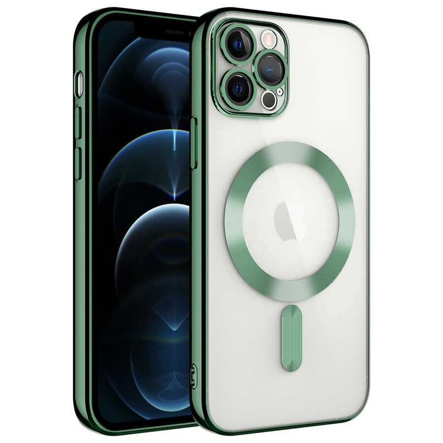 iPhone 11 Pro Kamera Korumalı Magsafe Wireless Şarj Özellikli Demre Kapak
