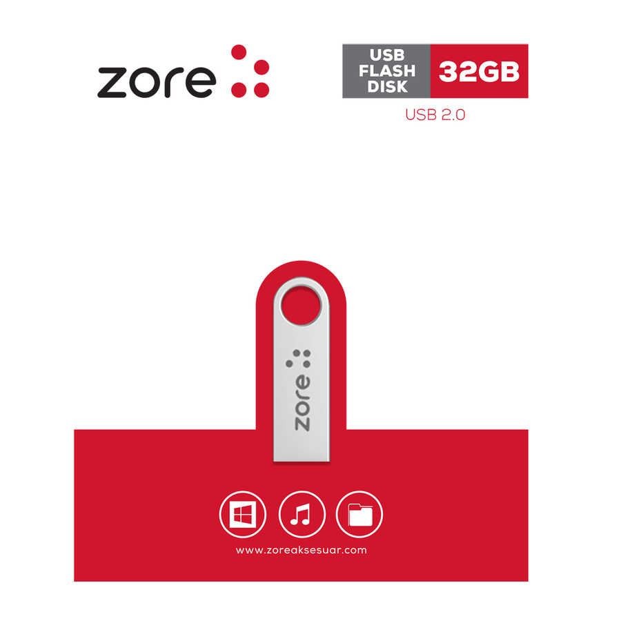 32 GB Zore FM1 Metal Gümüş Usb Flash Bellek