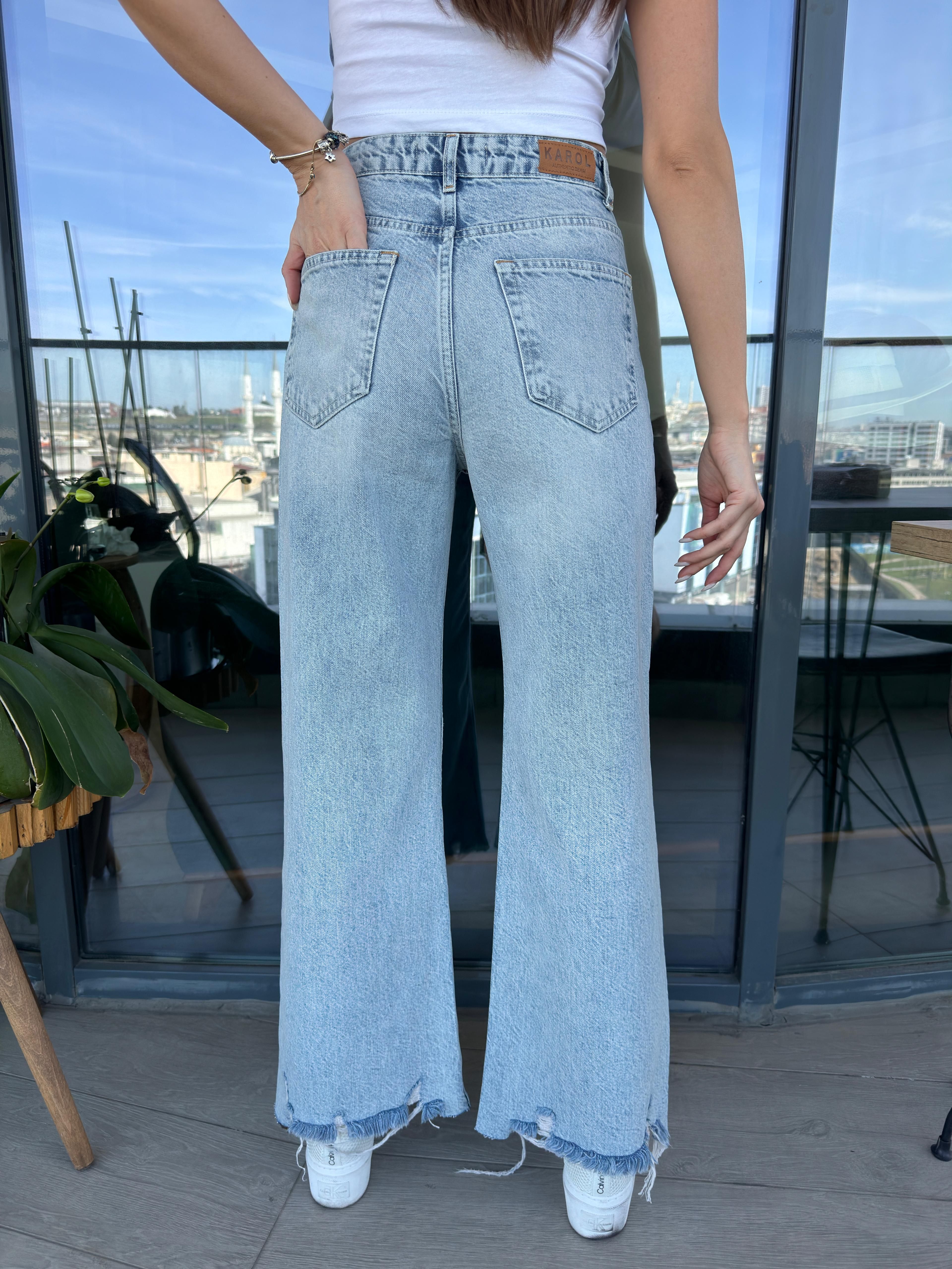 YÜKSEK BEL MOM JEANS