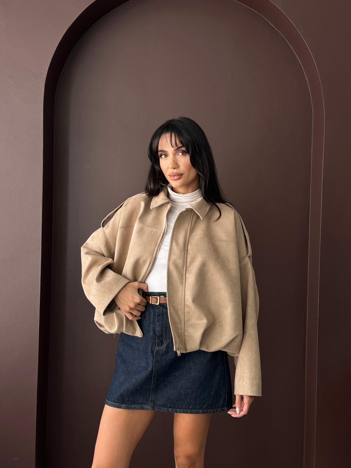 PREMİUM BOMBER SÜET CEKET