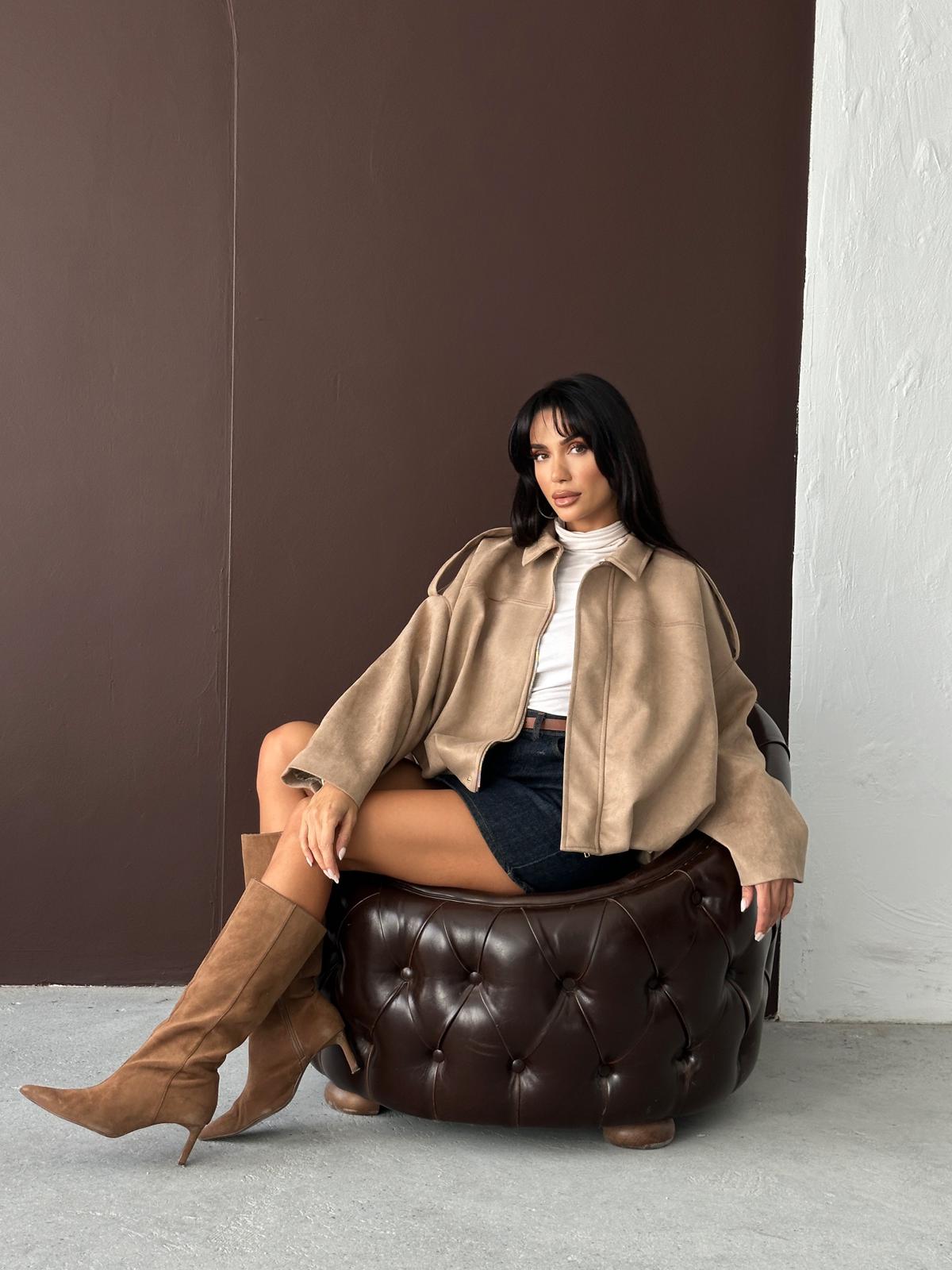 PREMİUM BOMBER SÜET CEKET