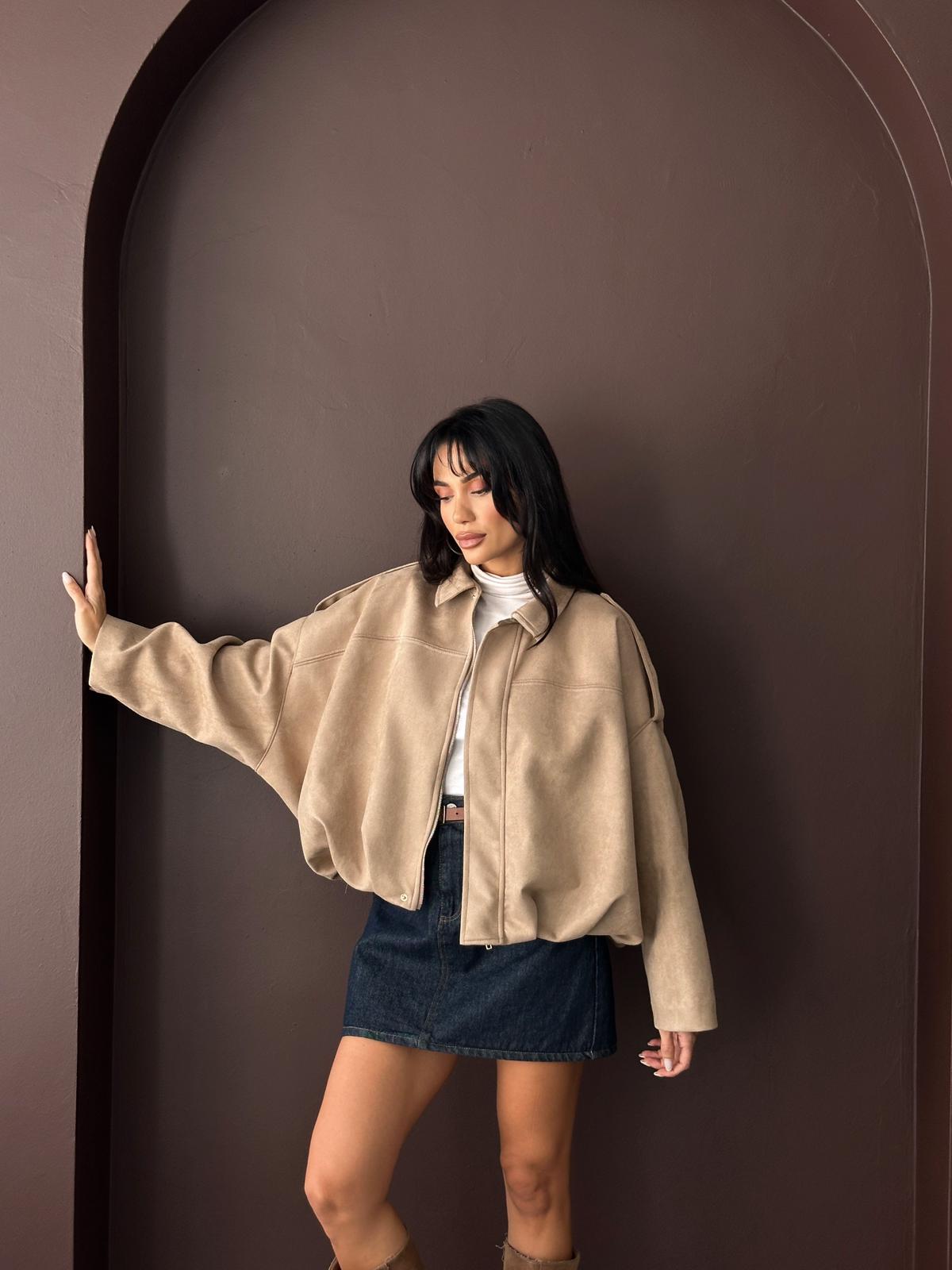 PREMİUM BOMBER SÜET CEKET