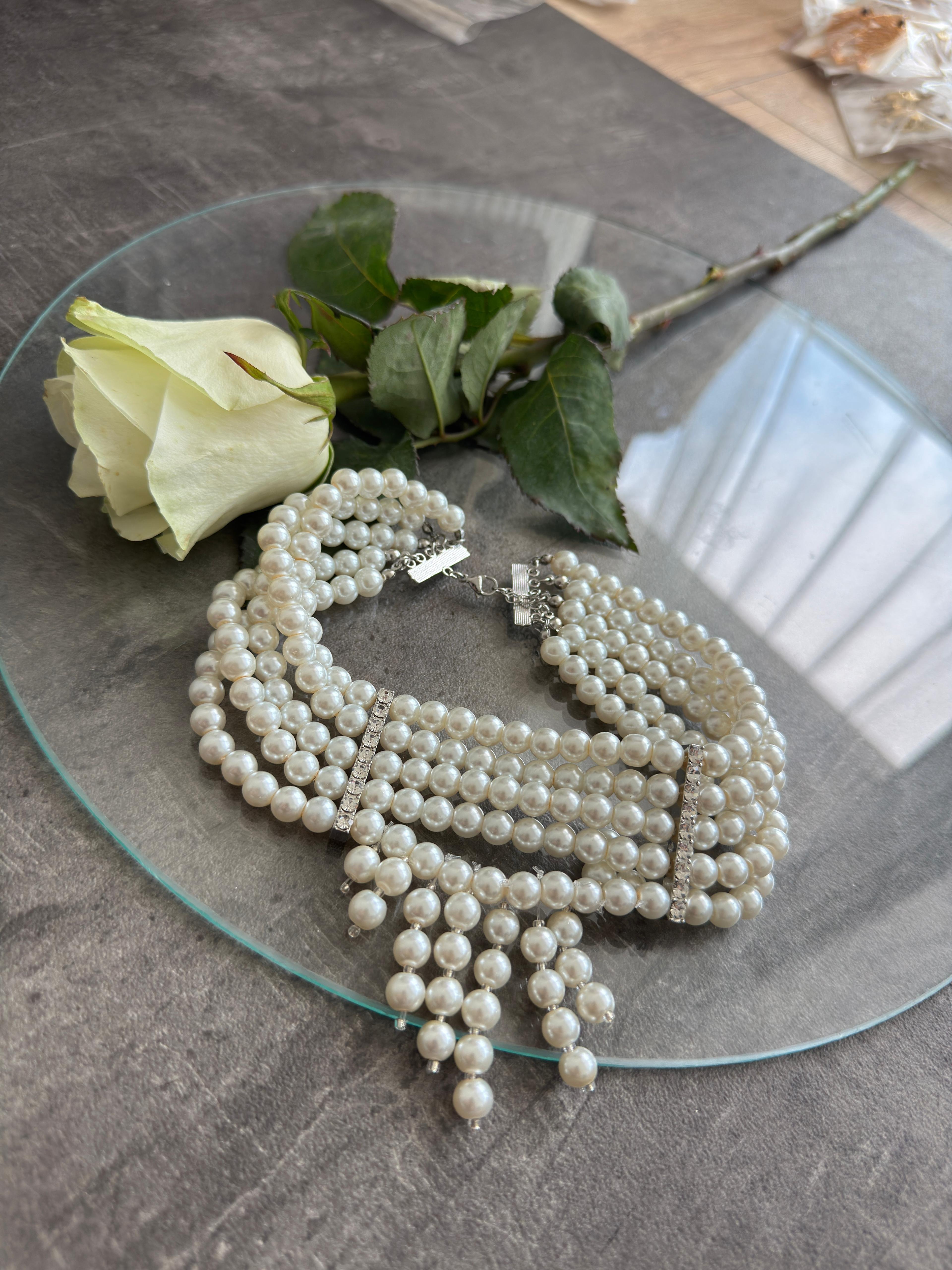 İNCİ DETAY CHOKER
