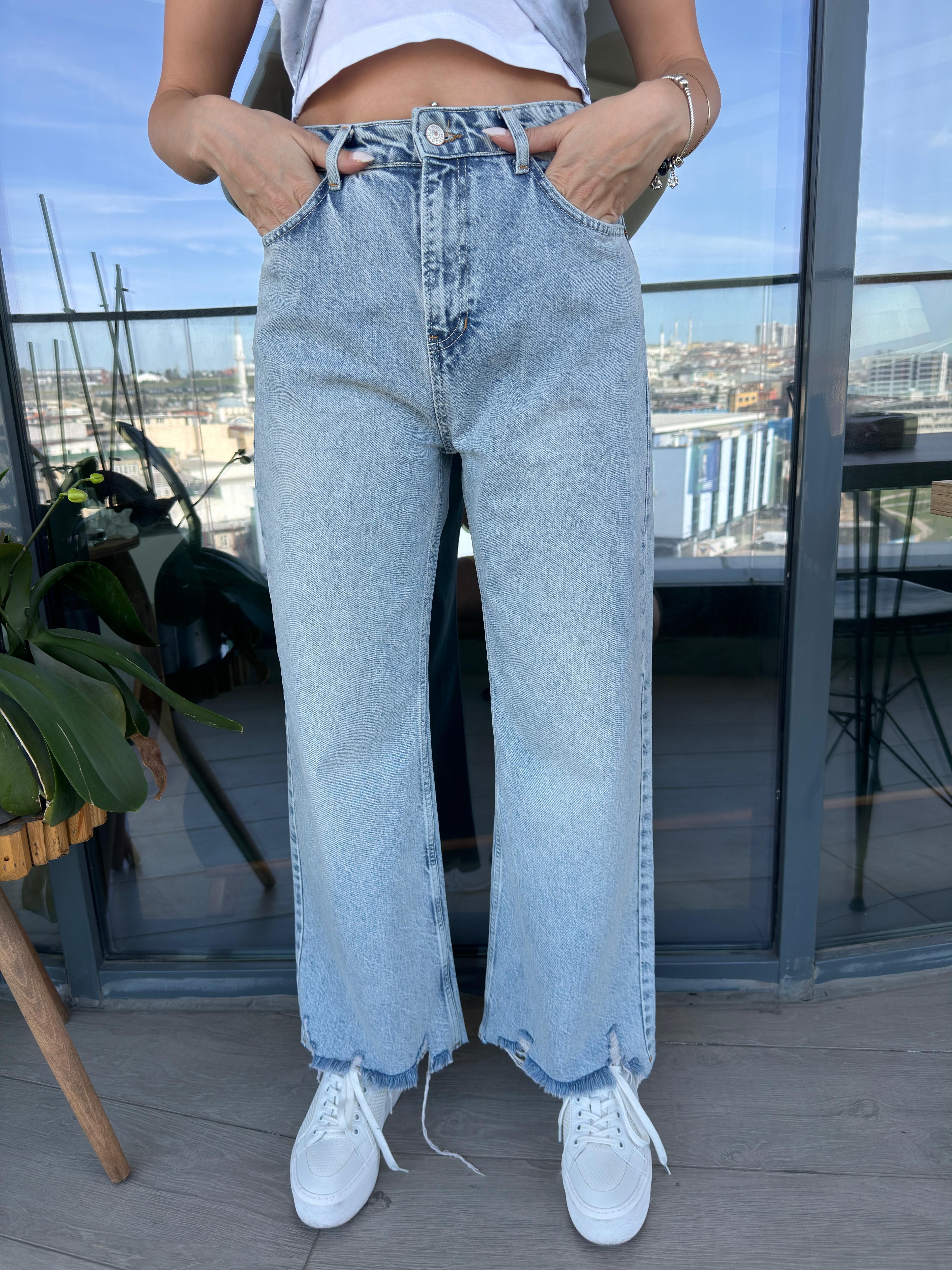 YÜKSEK BEL MOM JEANS