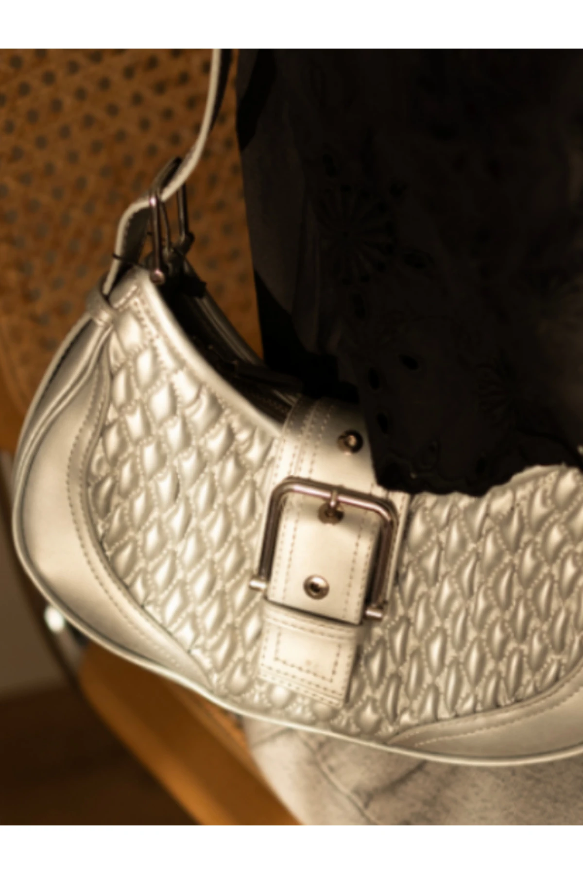 Twist & Tone - Gümüş Kadın Kol Çantası Juvis Bag