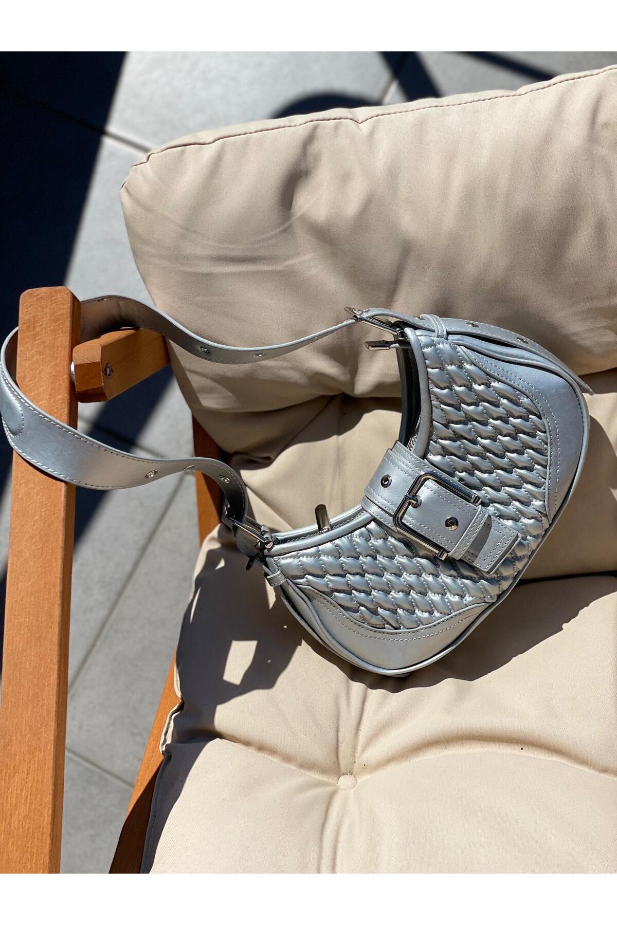 Twist & Tone - Gümüş Kadın Kol Çantası Juvis Bag