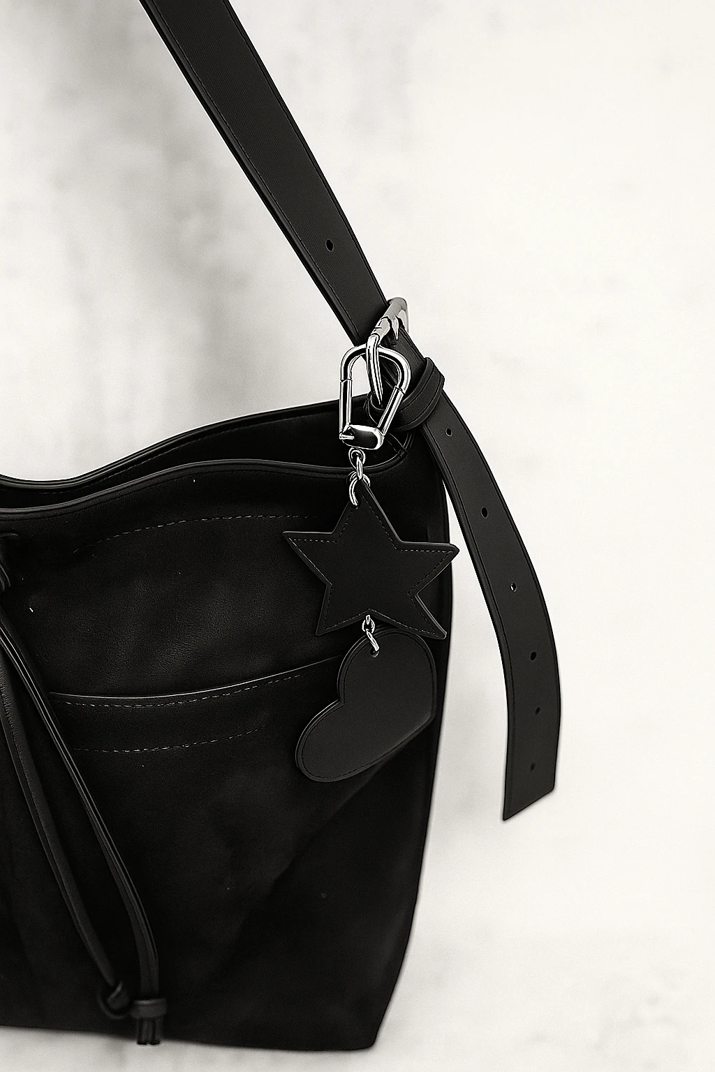 Juvis Bag Süet Kadın Kol Çantası Ayarlanabilir Saplı