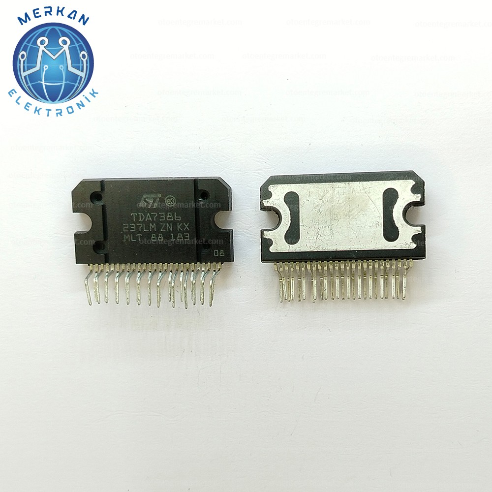 TDA7386 (Flexiwatt-25Pin-ZİP) ORİJİNAL OTO BEYİN TAMİR ENTEGRELERİ MERKAN ELEKTRONİK