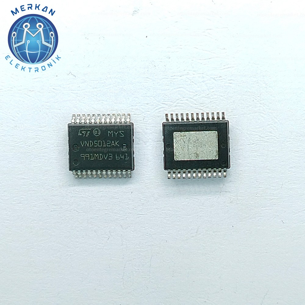 VND5012AK  (SSOP-24-SMD) ORİJİNAL OTO BEYİN TAMİR ENTEGRELERİ MERKAN ELEKTRONİK