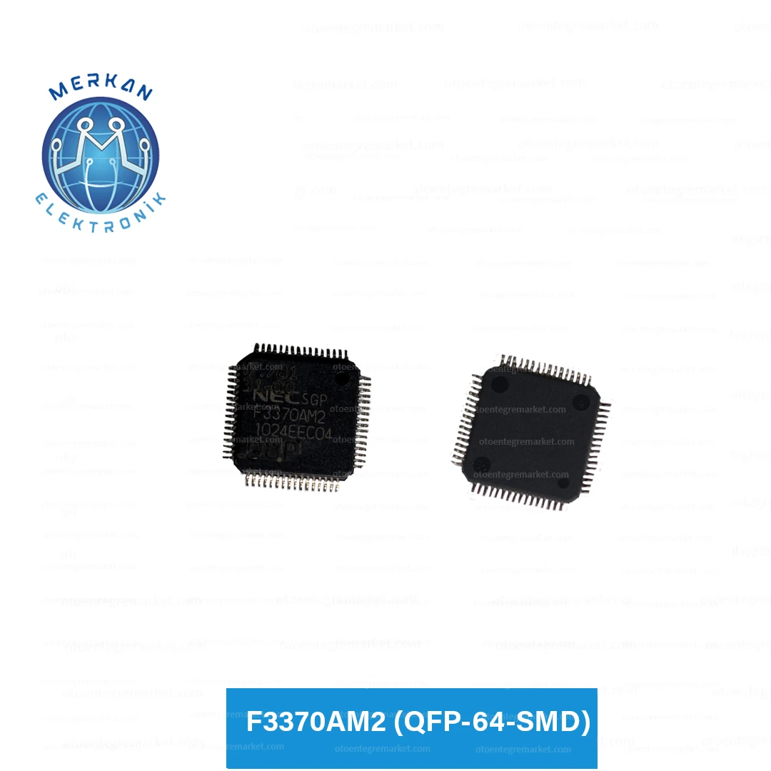 F3370AM2 (QFP-64-SMD) ORİJİNAL OTO BEYİN TAMİR ENTEGRELERİ MERKAN ELEKTRONİK