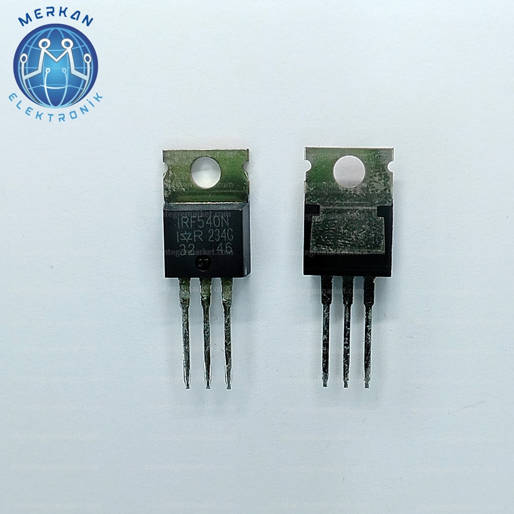 IRF540N (TO-220-ZİP-3) ORİJİNAL OTO BEYİN TAMİR ENTEGRELERİ MERKAN ELEKTRONİK