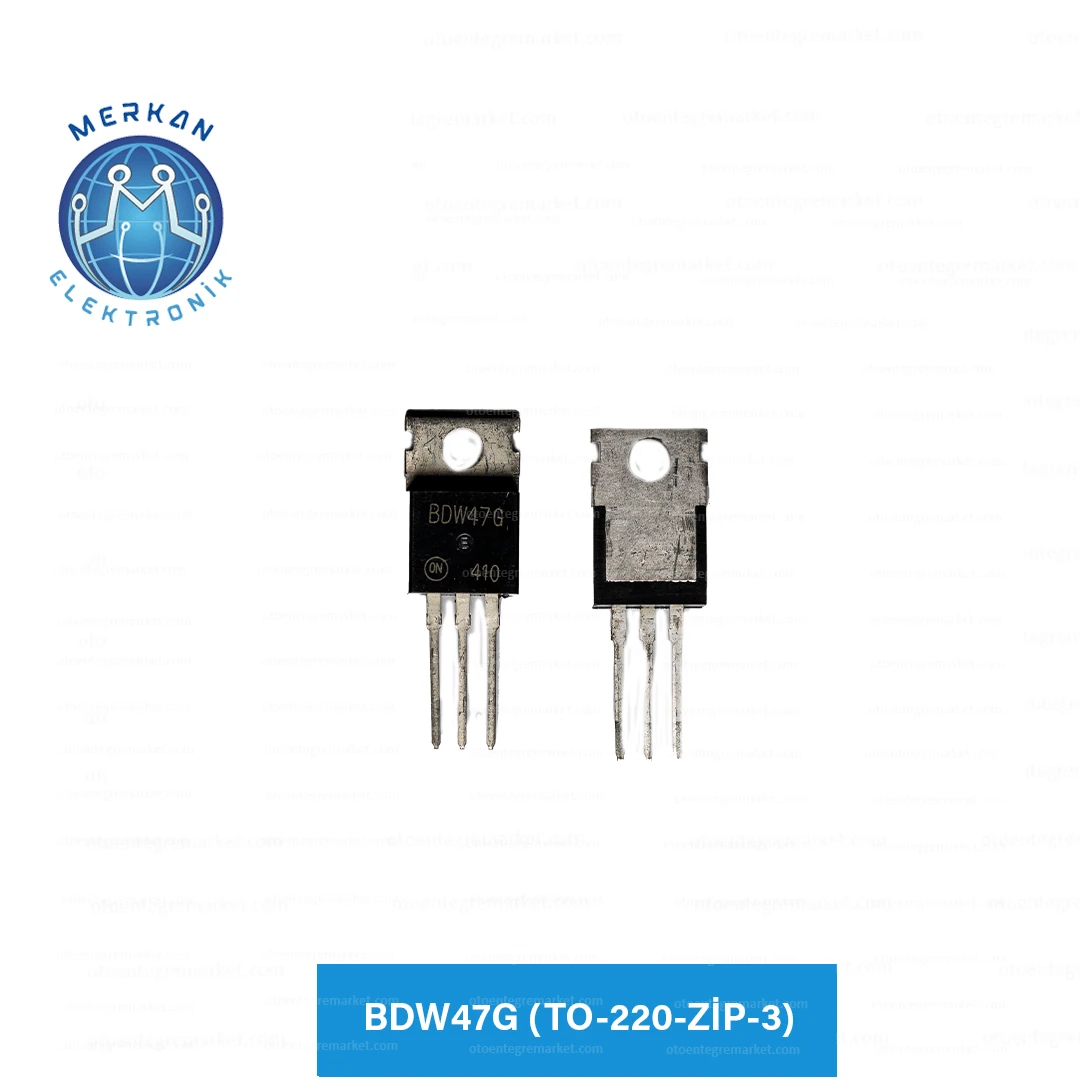 BDW47G (TO-220-ZİP-3) ORİJİNAL OTO BEYİN TAMİR ENTEGRELERİ MERKAN ELEKTRONİK
