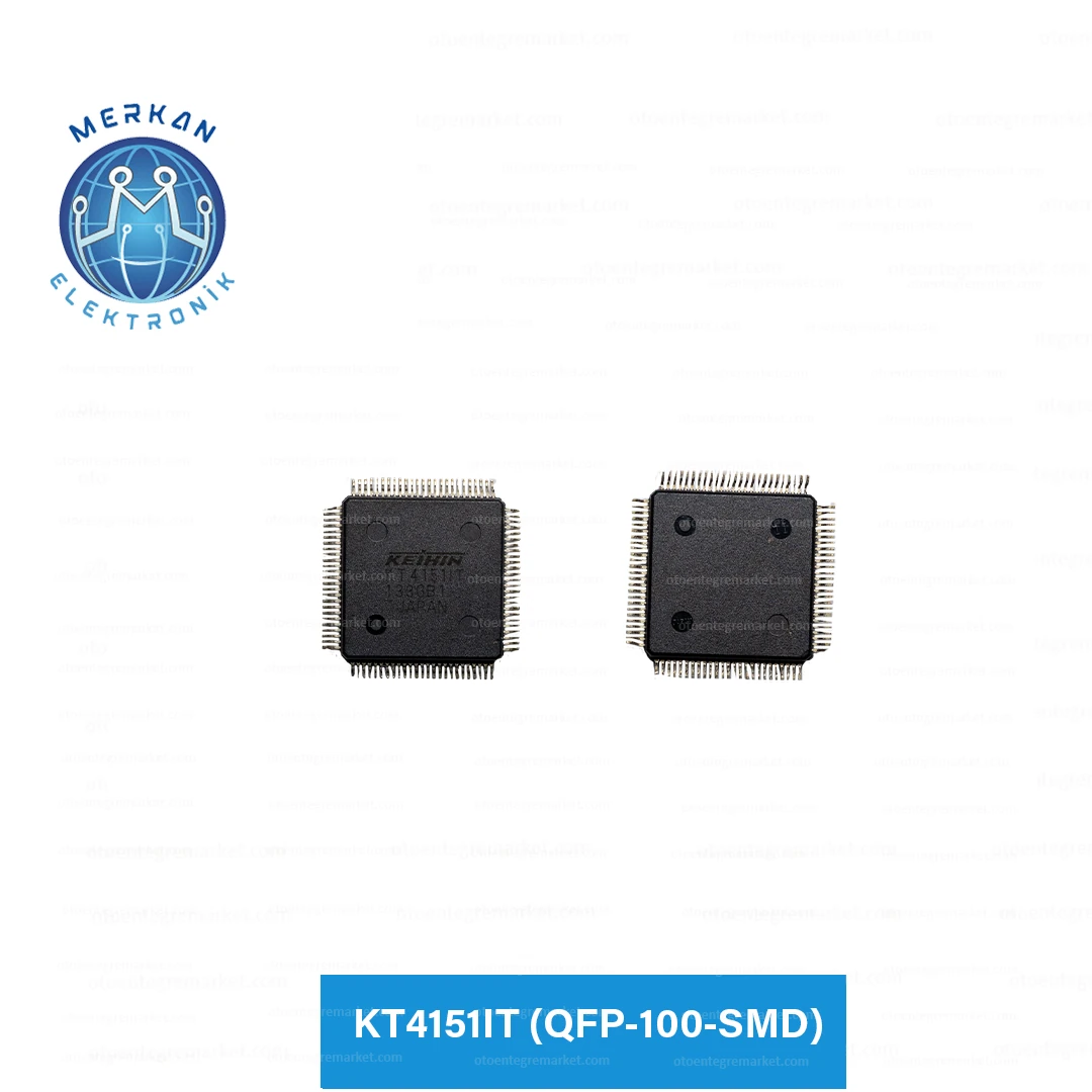 KT4151IT (QFP-100-SMD) ORİJİNAL OTO BEYİN TAMİR ENTEGRELERİ MERKAN ELEKTRONİK