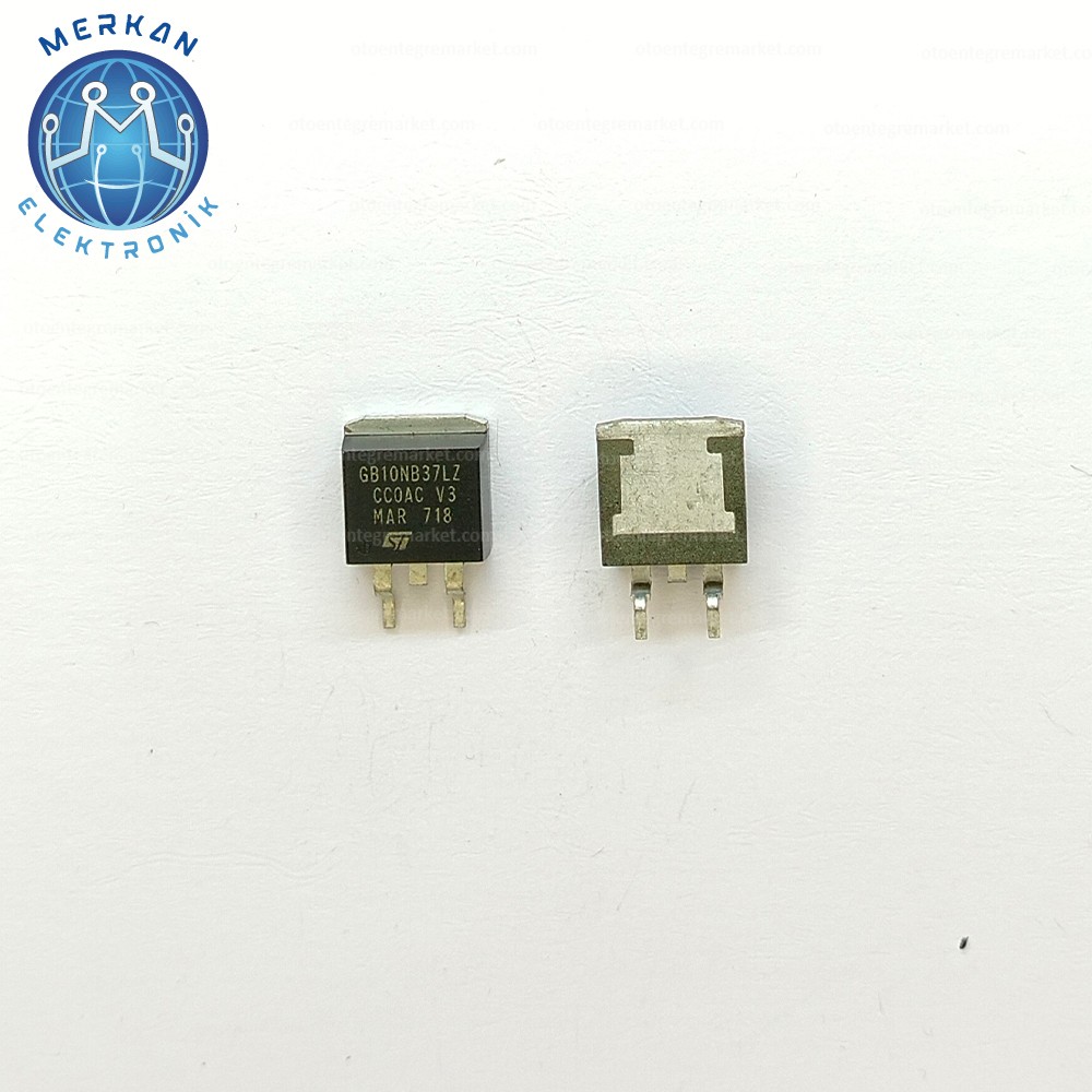 STGB10NB37LZ (TO-263-SMD) ORİJİNAL OTO BEYİN TAMİR ENTEGRELERİ MERKAN ELEKTRONİK