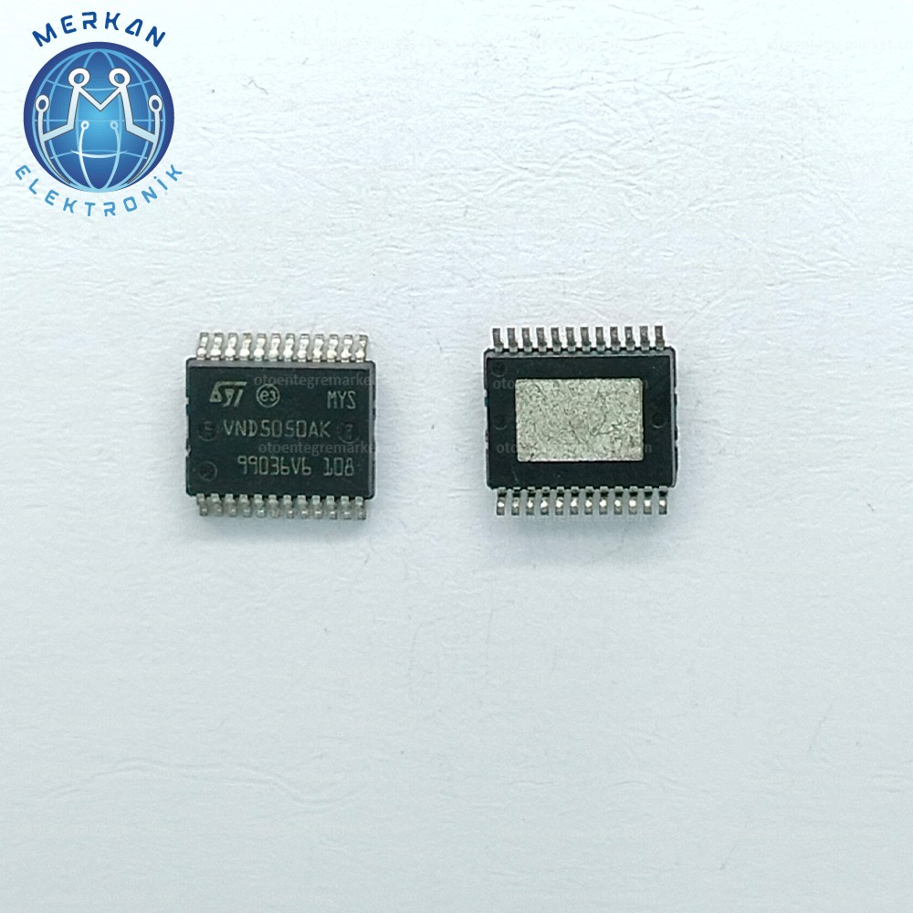 VND5050AK (PSOP-24-SMD) ORİJİNAL OTO BEYİN TAMİR ENTEGRELERİ MERKAN ELEKTRONİK