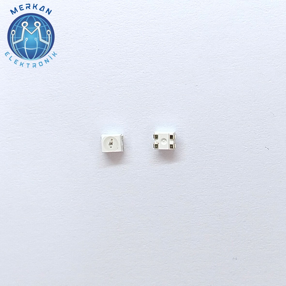 KIRMIZI-BEYAZ RED-WHİTE LED (SMD-4 PİN)