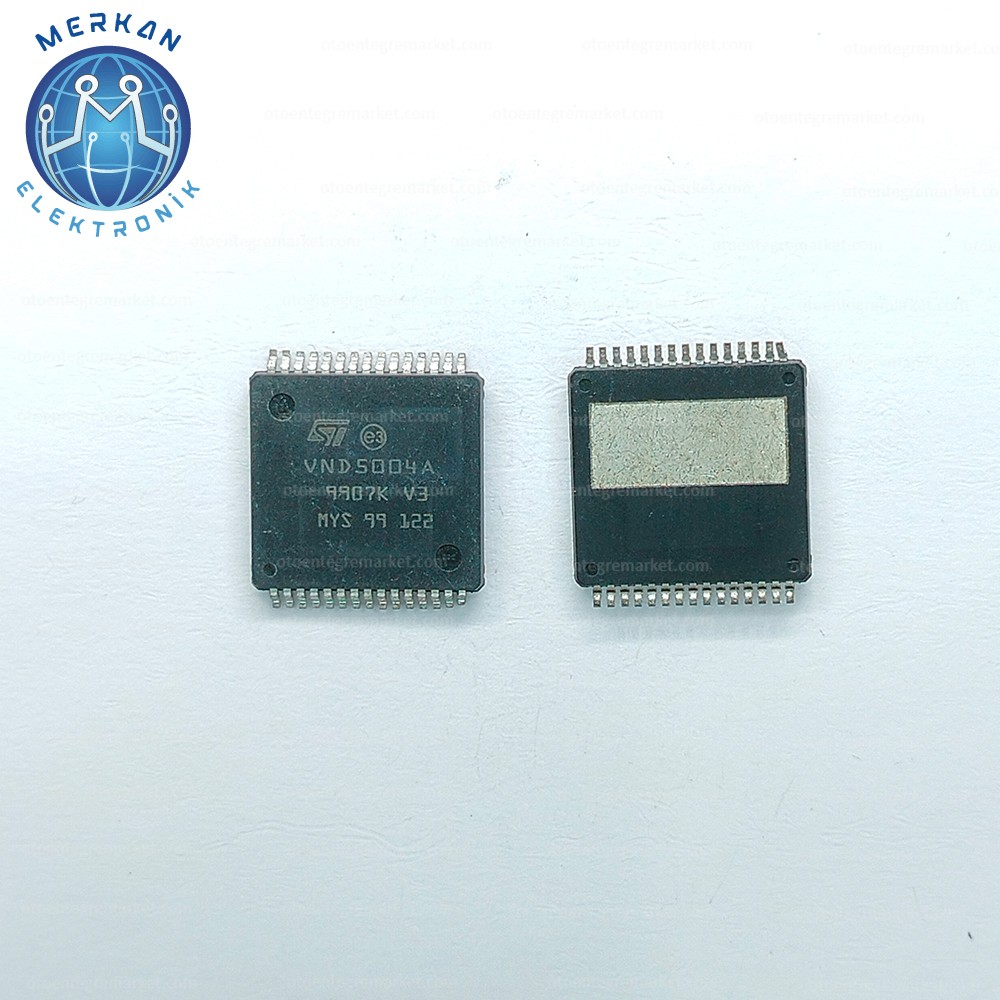 VND5004A (MPSOP-30PİN) ORİJİNAL OTO BEYİN TAMİR ENTEGRELERİ MERKAN ELEKTRONİK