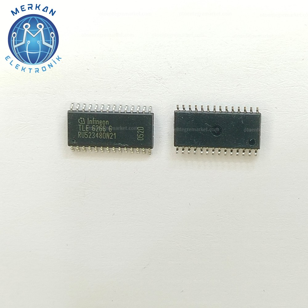 TLE6266G (SOP-28-SMD) ORİJİNAL OTO BEYİN TAMİR ENTEGRELERİ MERKAN ELEKTRONİK